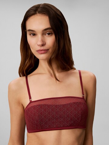 Calvin Klein Bandeau BH in Lila