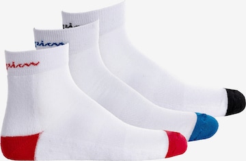 Champion Authentic Athletic Apparel Athletic Socks in White: front