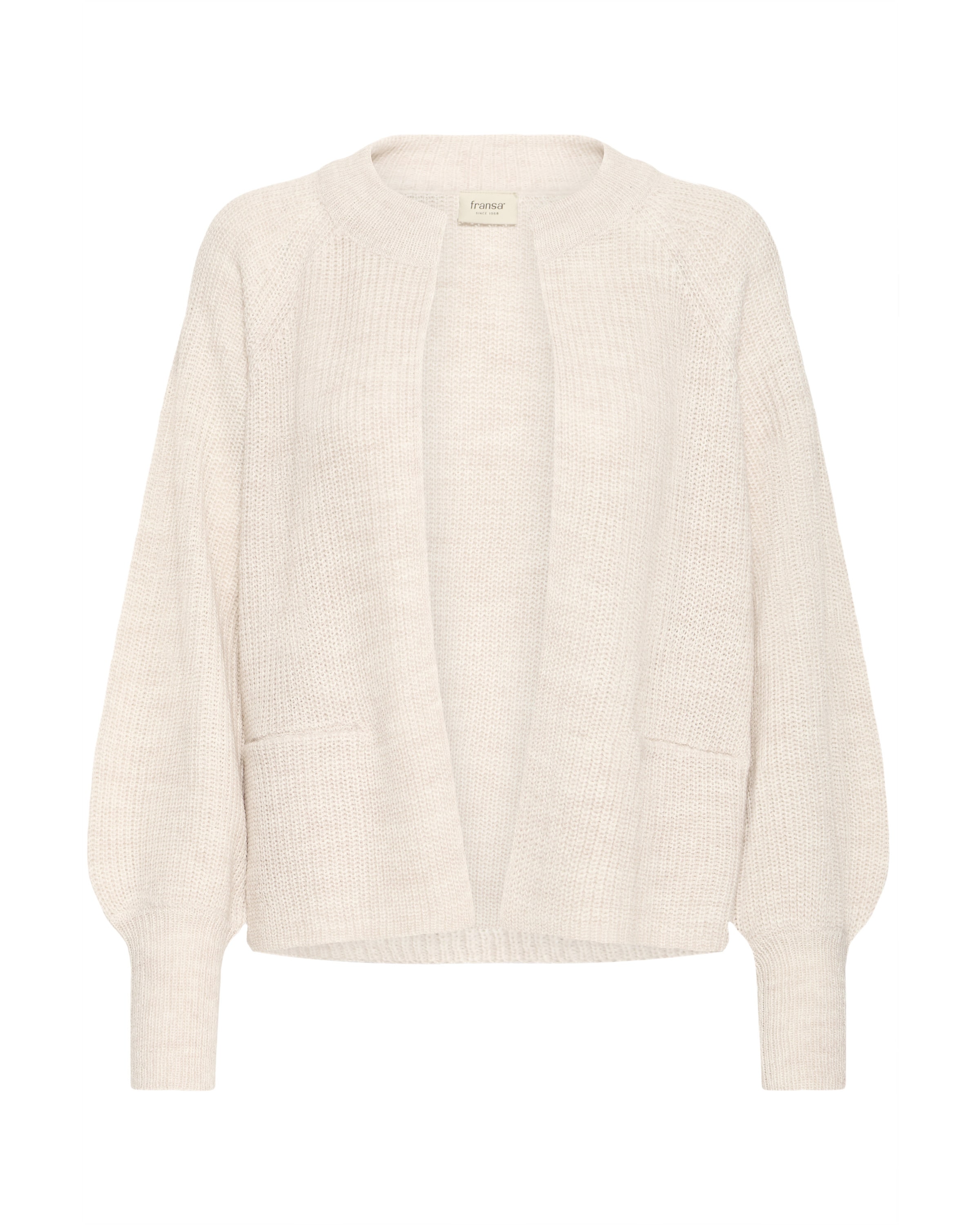 Cardigan ' ERETTA CAR 4 ' Fransa en beige : devant