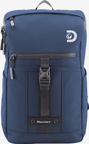 Discovery Backpack 'Shield' in Blue: front