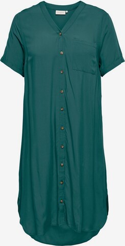 Robe-chemise ONLY Carmakoma en vert : devant