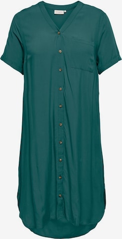 ONLY Carmakoma Shirt Dress in Green: front