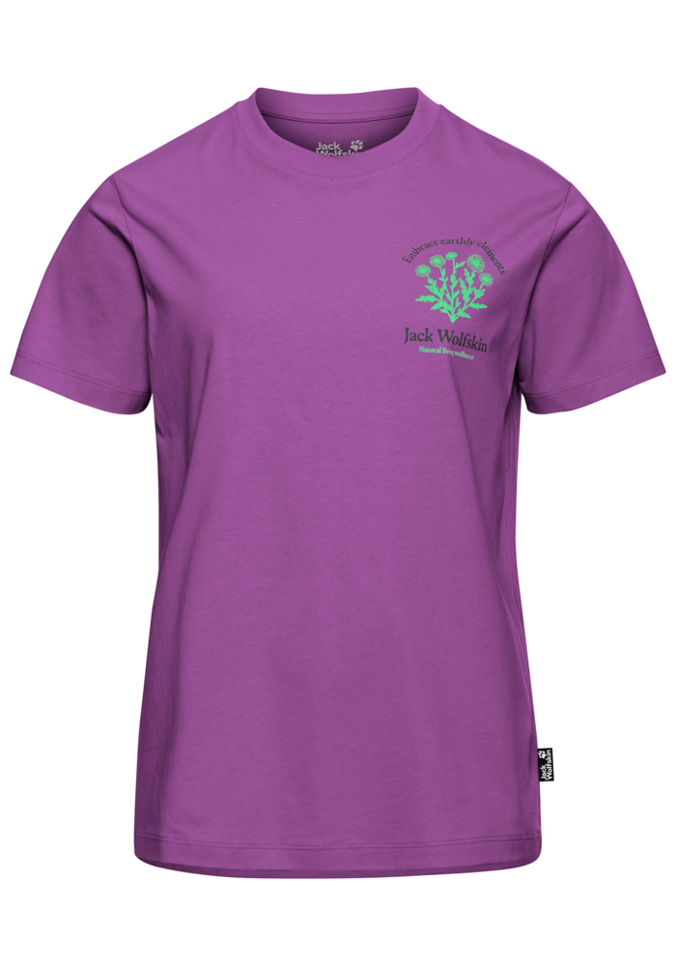 JACK WOLFSKIN Shirt in Purple: front
