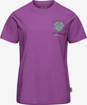JACK WOLFSKIN Shirt in Purple: front