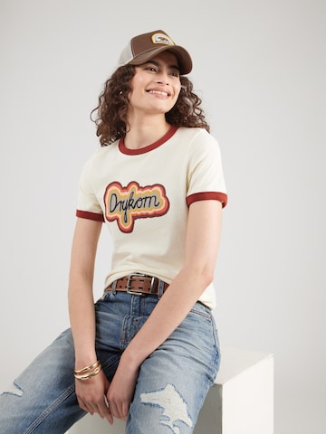 T-shirt 'RILA_P2' DRYKORN en jaune : devant