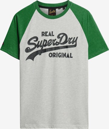 T-Shirt Superdry en gris : devant