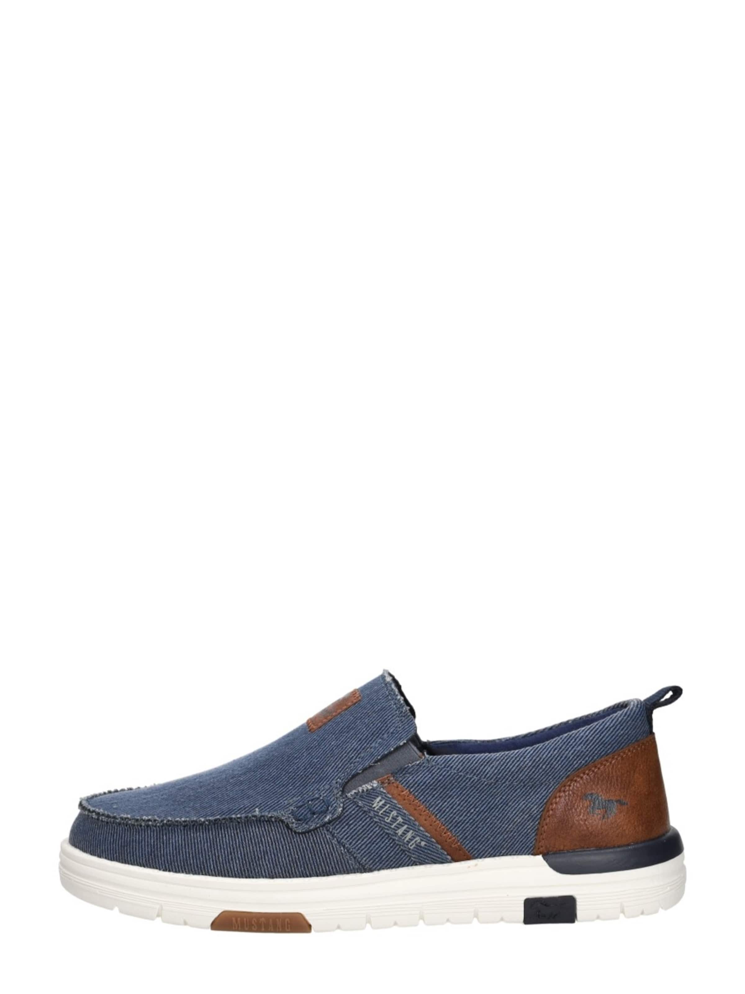 MUSTANG Slipper 'Sneakers Laag'‌‌‌‌‌ in Blau: Vorderseite