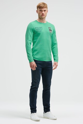 CAMP DAVID Sweater in Green: front
