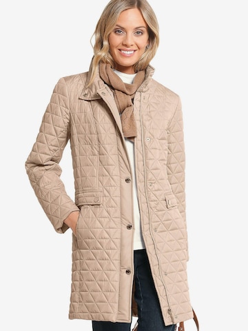 Manteau mi-saison Goldner en beige : devant