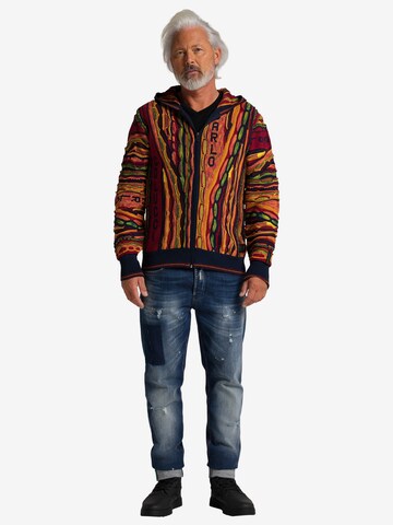 Carlo Colucci Knit Cardigan 'Conzatti' in Mixed colors