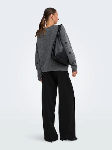 JDY Sweater 'JDYMELEA' in Grey