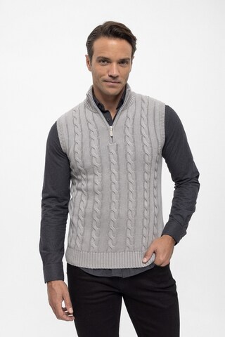 Pull-over Felix Hardy en gris : devant