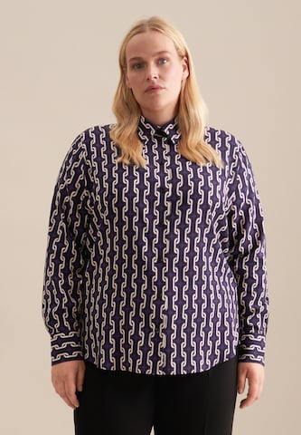 SEIDENSTICKER Blouse 'Schwarze Rose' in Lila: voorkant