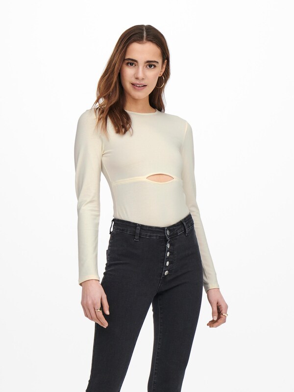 ONLY - Camiseta 'LARA' en blanco: frente