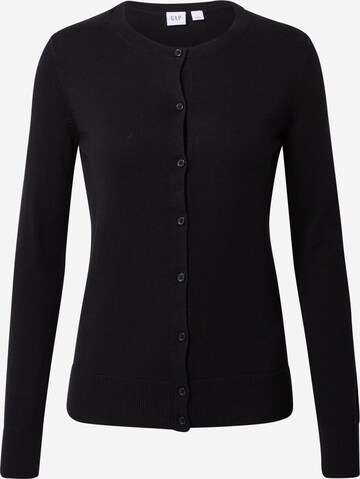 Cardigan 'CARDI' GAP en noir : devant