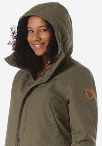 Fjällräven Winterparka 'Greenland' in Groen