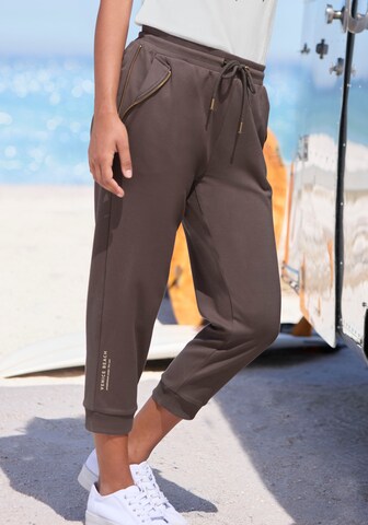 VENICE BEACH Tapered Hose in Braun