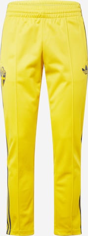 ADIDAS ORIGINALS Normální Sportovní kalhoty – žlutá: přední strana