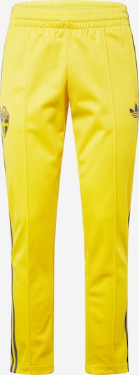 ADIDAS PERFORMANCE Pantalon de sport en bleu nuit / jaune, Vue avec produit