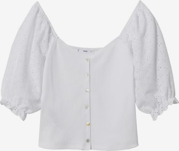 MANGO Shirt 'Judi' in Weiß: predná strana