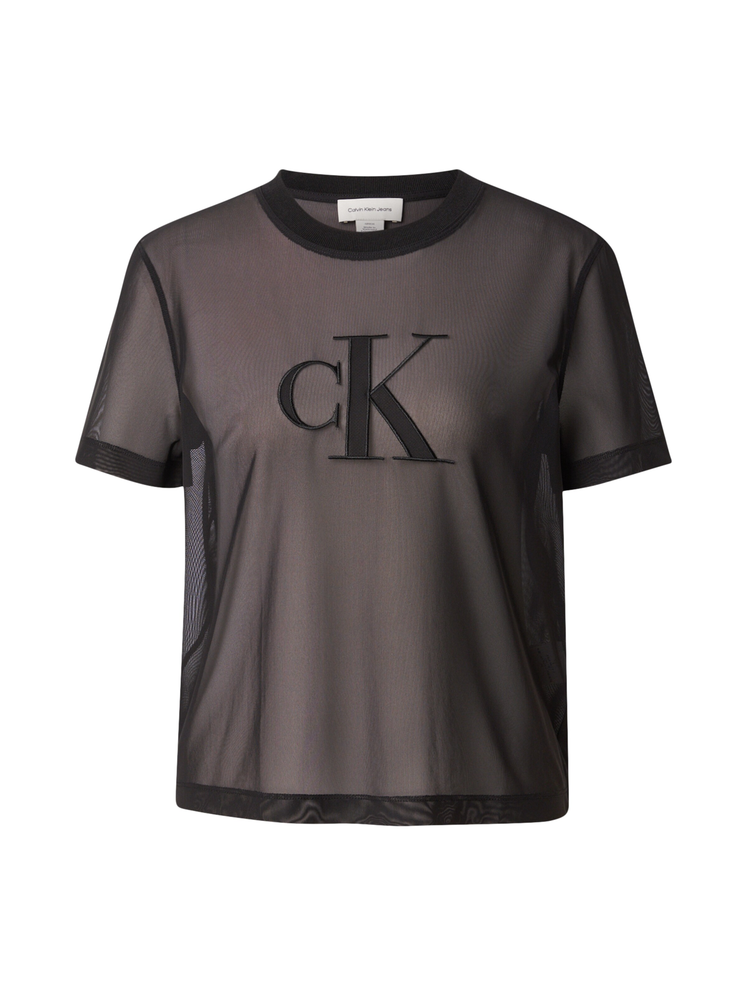 Calvin Klein Jeans Koszulka w kolorze czarny: przód