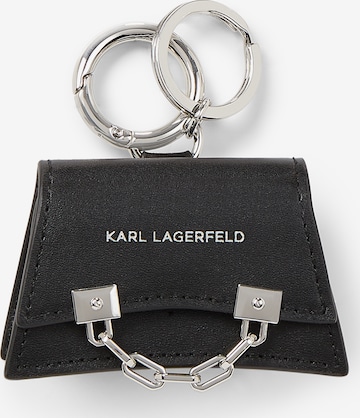 Breloc de la Karl Lagerfeld pe negru: față