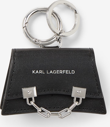 Porte-clés Karl Lagerfeld en noir : devant