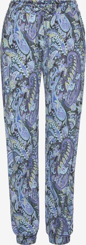 LASCANA Tapered Broek in Blauw: voorkant