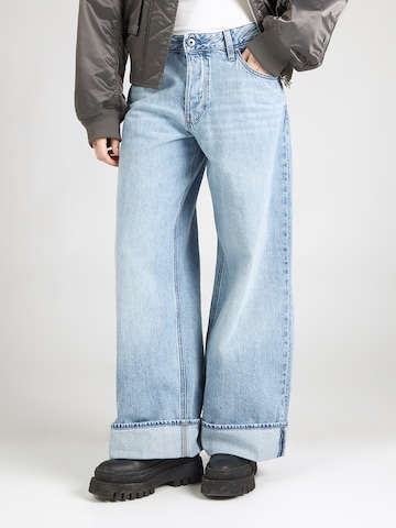 G-STAR Wide leg Jeans 'Roxx' in Blauw: voorkant