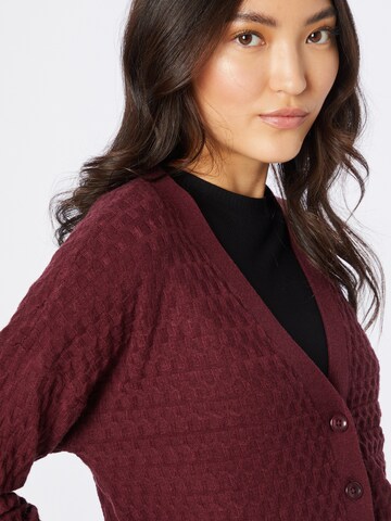 ONLY Knit Cardigan 'FAYE' in Red