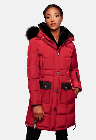 Manteau d’hiver 'Sinja' NAVAHOO en rouge : devant