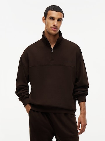 TOMMY HILFIGER Sweatshirt in Braun: Vorderseite