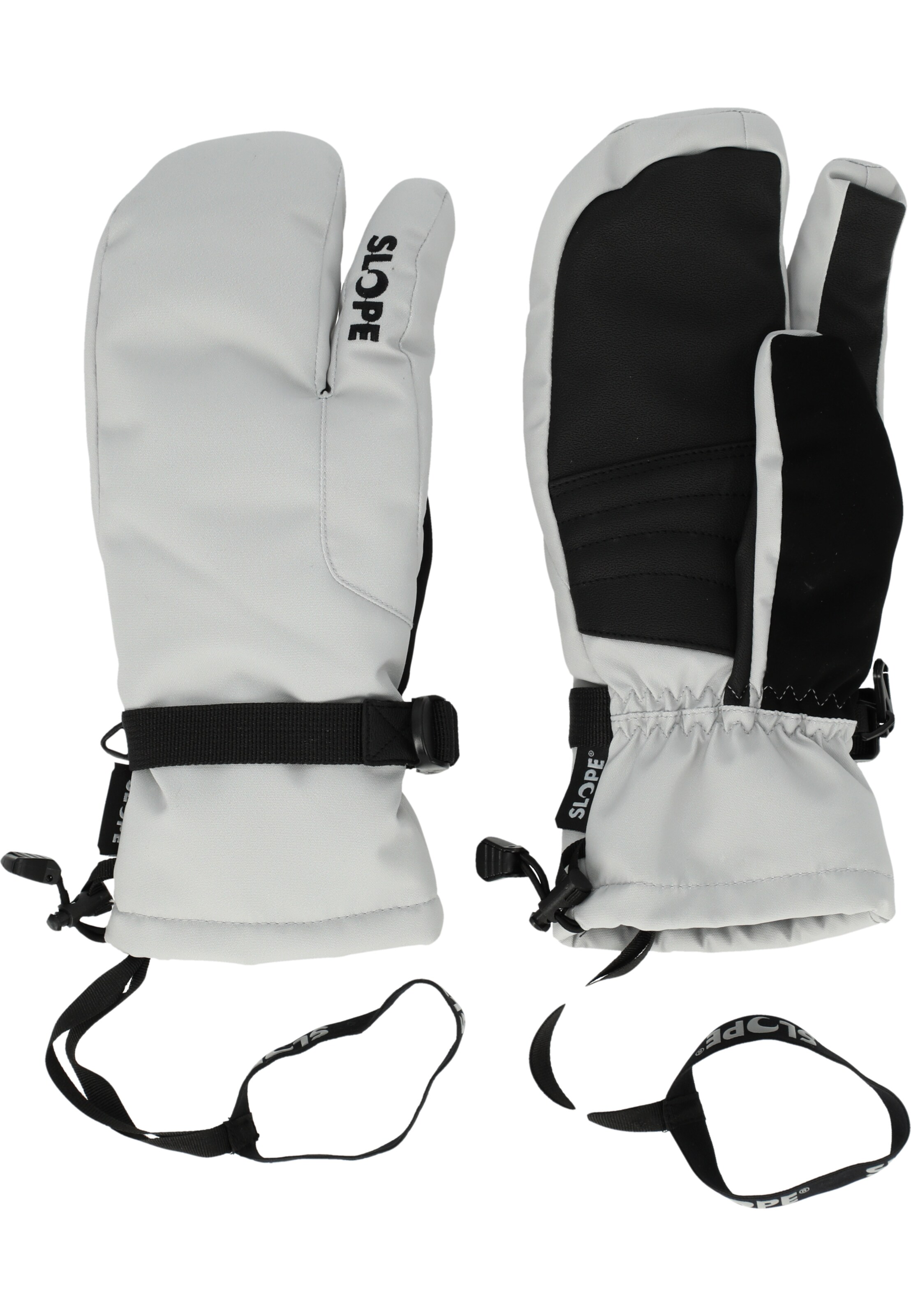 SLOPE Sporthandschuhe 'Flynn' in Grau: Vorderseite