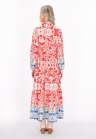 IZIA Blousejurk in Oranje