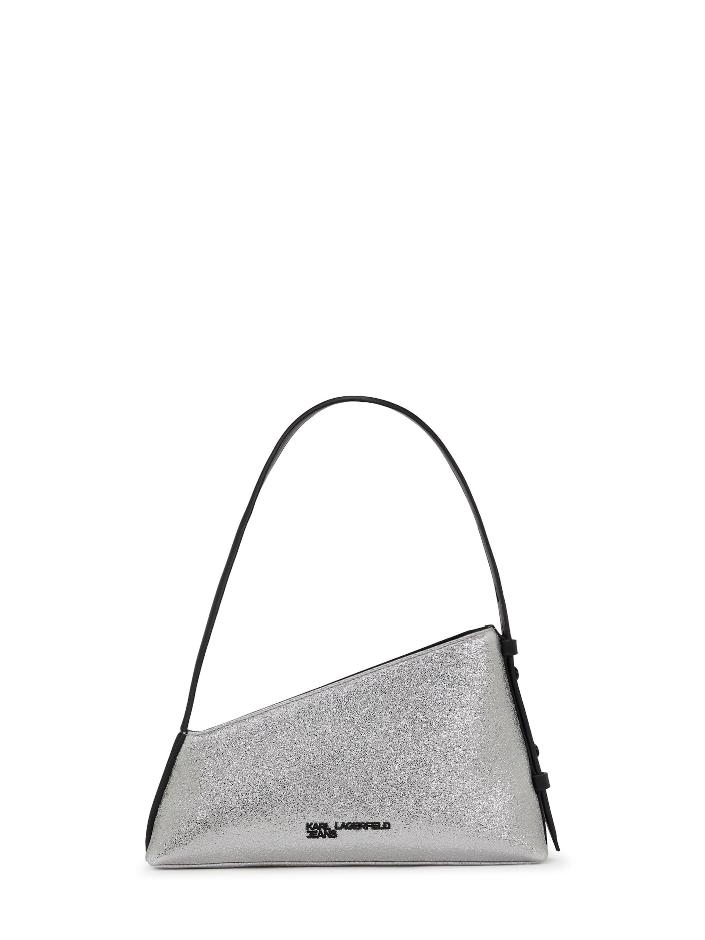KARL LAGERFELD JEANS Чанта за през рамо в сребърно