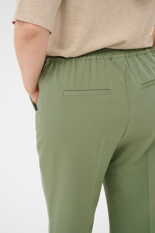 KAFFE CURVE Flared Hose 'KCsakira' in Grün