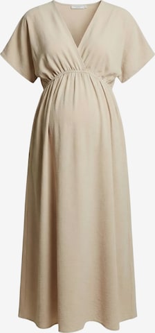 LYN MAMA Kleid in Beige: Vorderseite