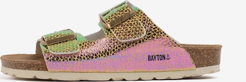 Bayton - Sapatos abertos 'Atlas' em ouro: frente