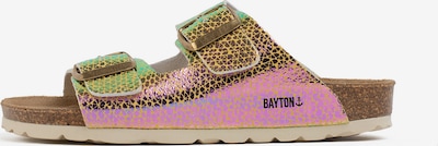 Bayton Chaussures ouvertes 'Atlas' en marron / or / rose / blanc, Vue avec produit