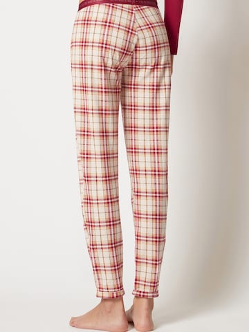 Skiny Pajama Pants in Beige