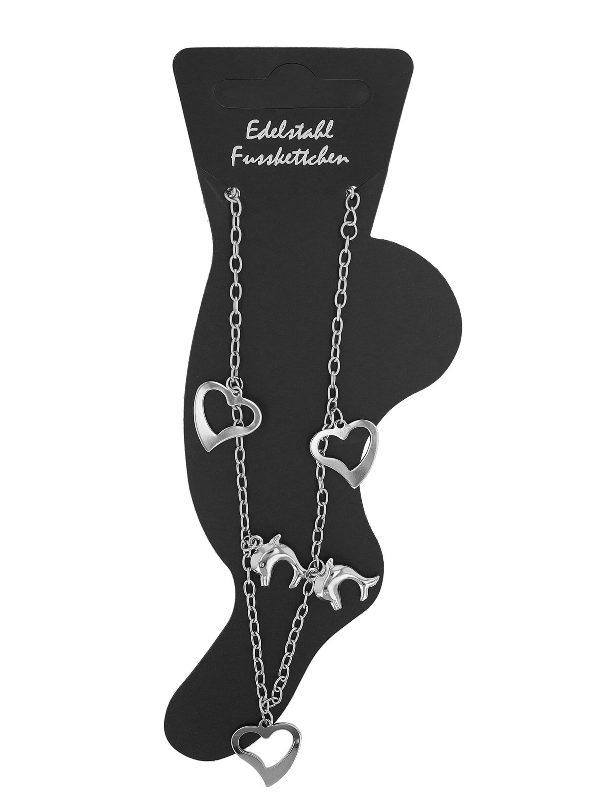 Akzent Fußschmuck 'Joliette, langlebig'‌‌‌‌‌‌‌‌‌‌ in Silber