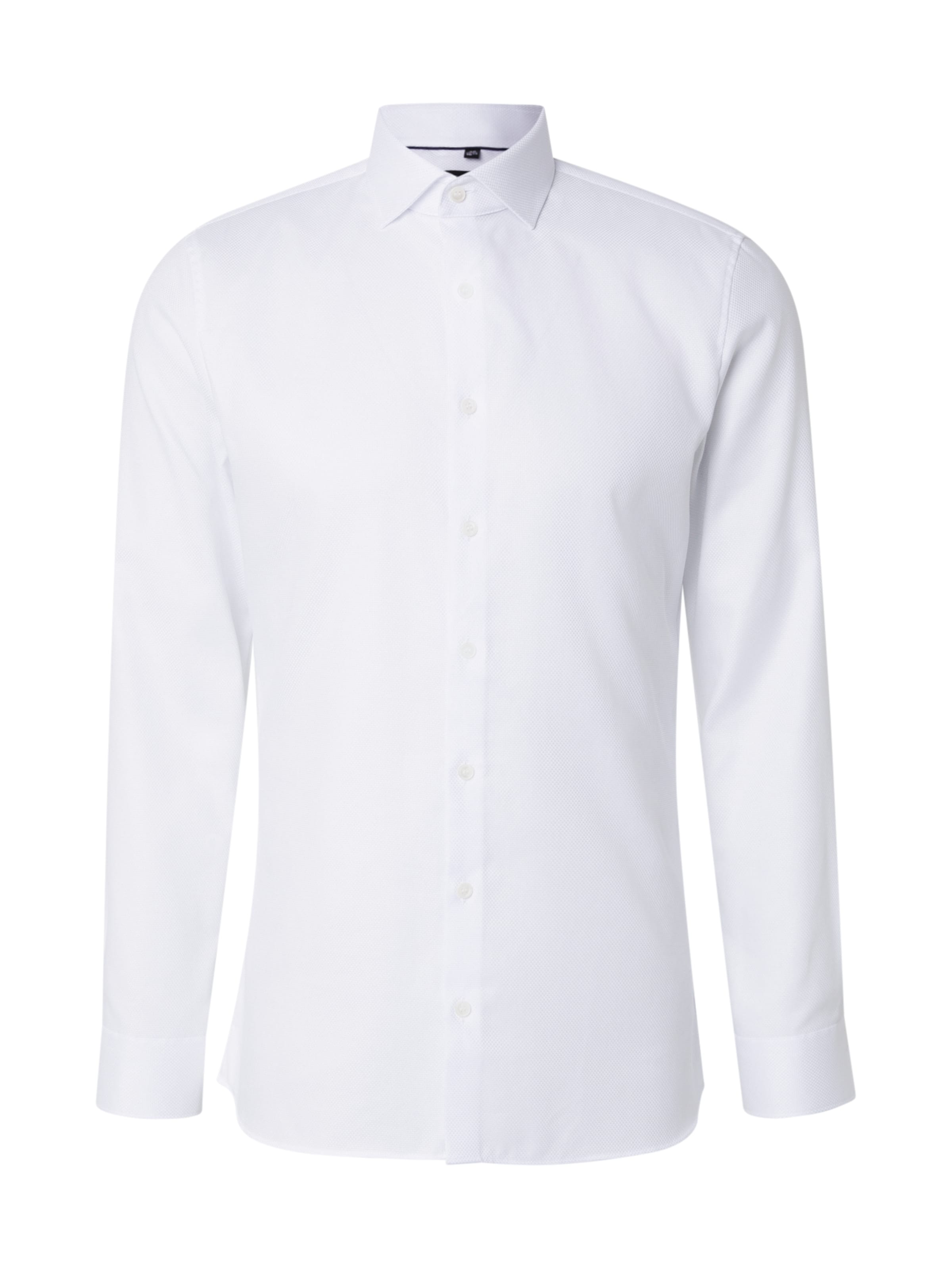 OLYMP Slim fit Button Up Shirt in White: front
