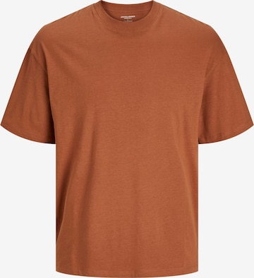 JACK & JONES Футболка 'JJEBradley' в Коричневый: спереди
