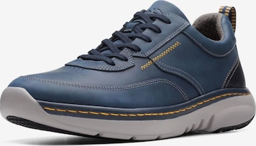 Baskets basses CLARKS en bleu : devant