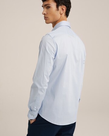 WE Fashion Slim fit Ing - kék