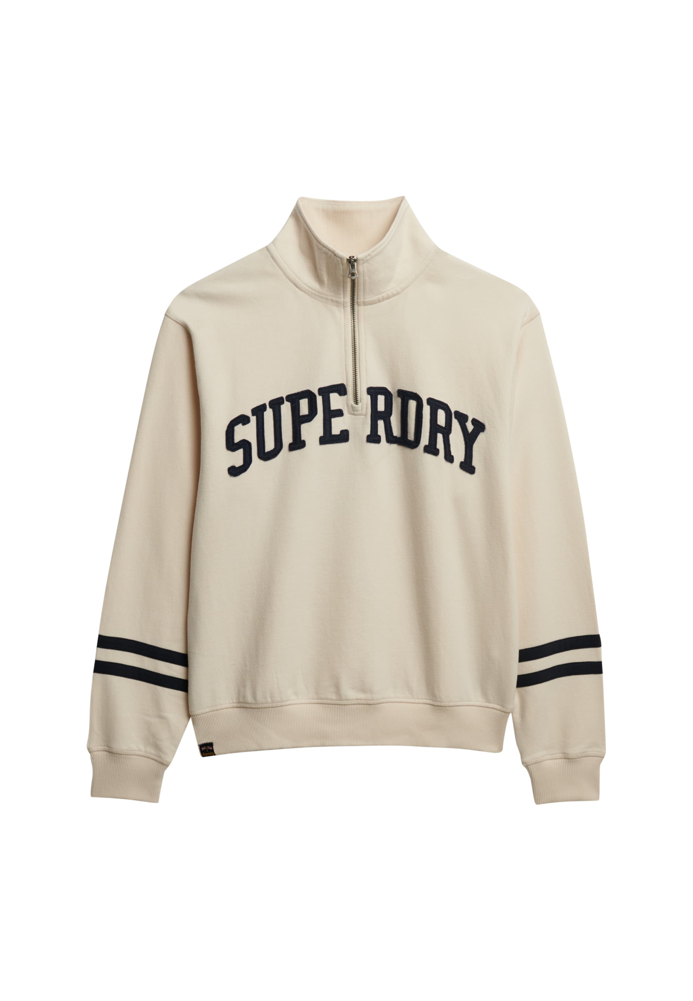 Sweat-shirt 'Athletic Essentials' Superdry & Co en beige : devant