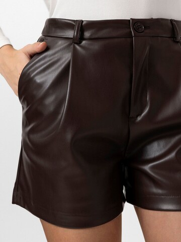 Regular Pantalon à pince 'Denia' Antioch en marron