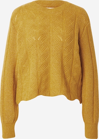 JDY Sweater 'FREJA' in Yellow: front