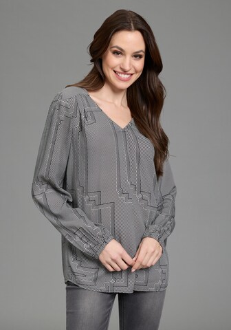 DELMAO Bluse in Schwarz