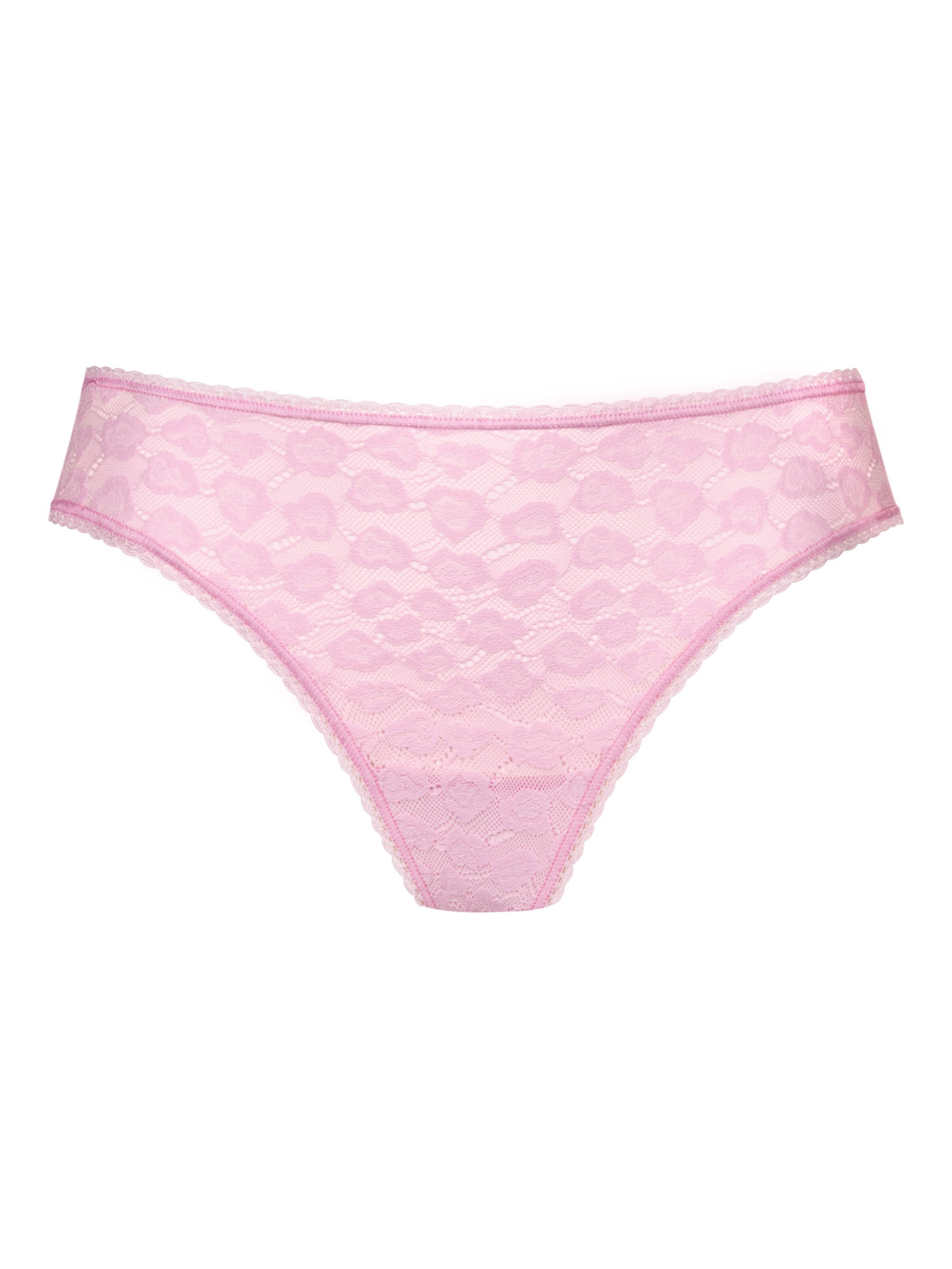 Mey Slip 'Savage Lace' in Roze: voorkant
